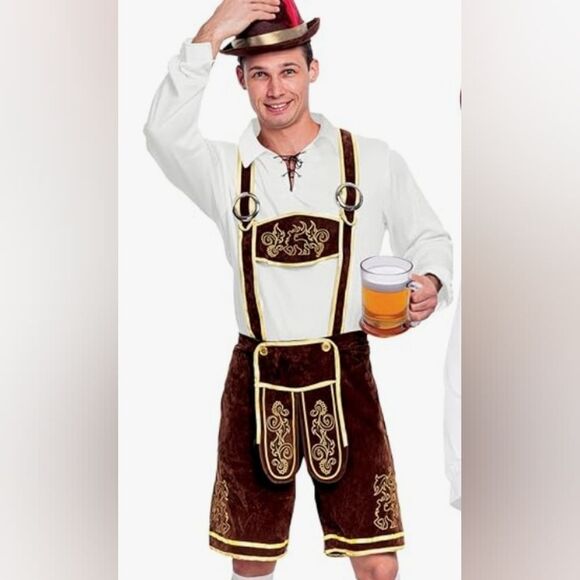 spooktacular Mens German Barvarian Ocktoberfest Costume Size XXL - Picture 1 of 13